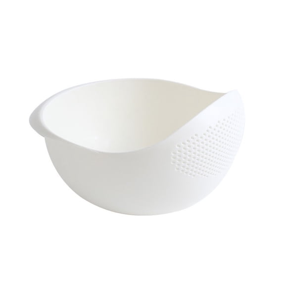 Food Grade Plastic Rice Beans Peas Washing Filter Strainer Basket, Drainer Cleaning Gadget Silicone Colander Rice Bowl Drain Basket