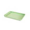 thumbnail image 1 of Food Grade Plastic Serving Tray 15 x 10.4 Inch Reusable for Party Picnic BBQ Home Kitchen Use, Large Sturdy Tray for Hot and Cold Meals, 1 of 4