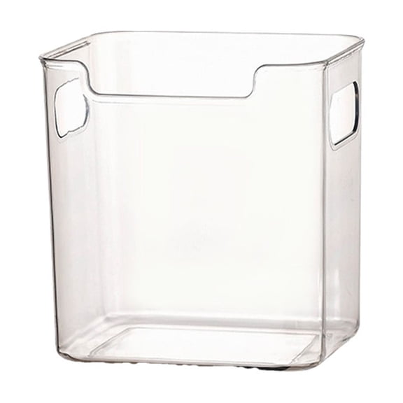 Food-Grade Refrigerator Side Door Organizer Bins, Clear Plastic Fridge Storage Containers for Fruits, Vegetables, Drinks and Household Classified Fresh-Keeping