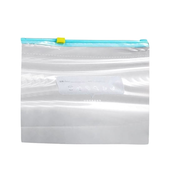Food Grade Refrigerator Storage Compartment Bags For Vegetables With Self Sealing And Airtight Zip Lock Bags Fruit And Vegetable Storage for Refrigerator Clear Lunch Bags Silicone Zipper Bag Silicone