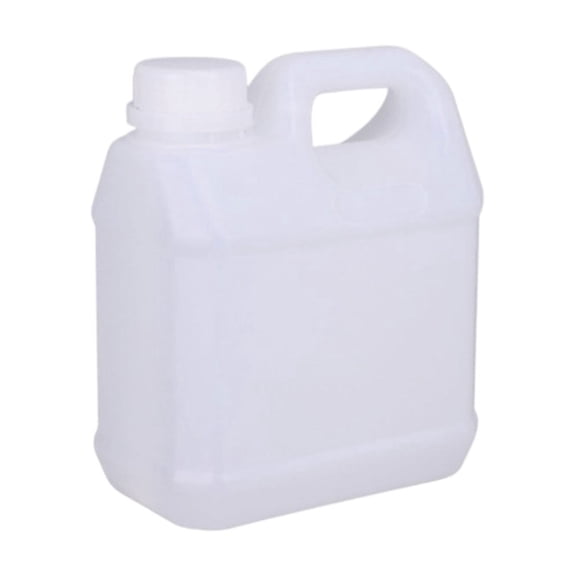 Food Grade Sealed Plastic Bucket, Thickened PE Square Pail with Handle, Light-Resistant Portable Industrial Liquid Refill Container, Reusable Heavy Duty Jug with Lid for Liquids,0.26Gal