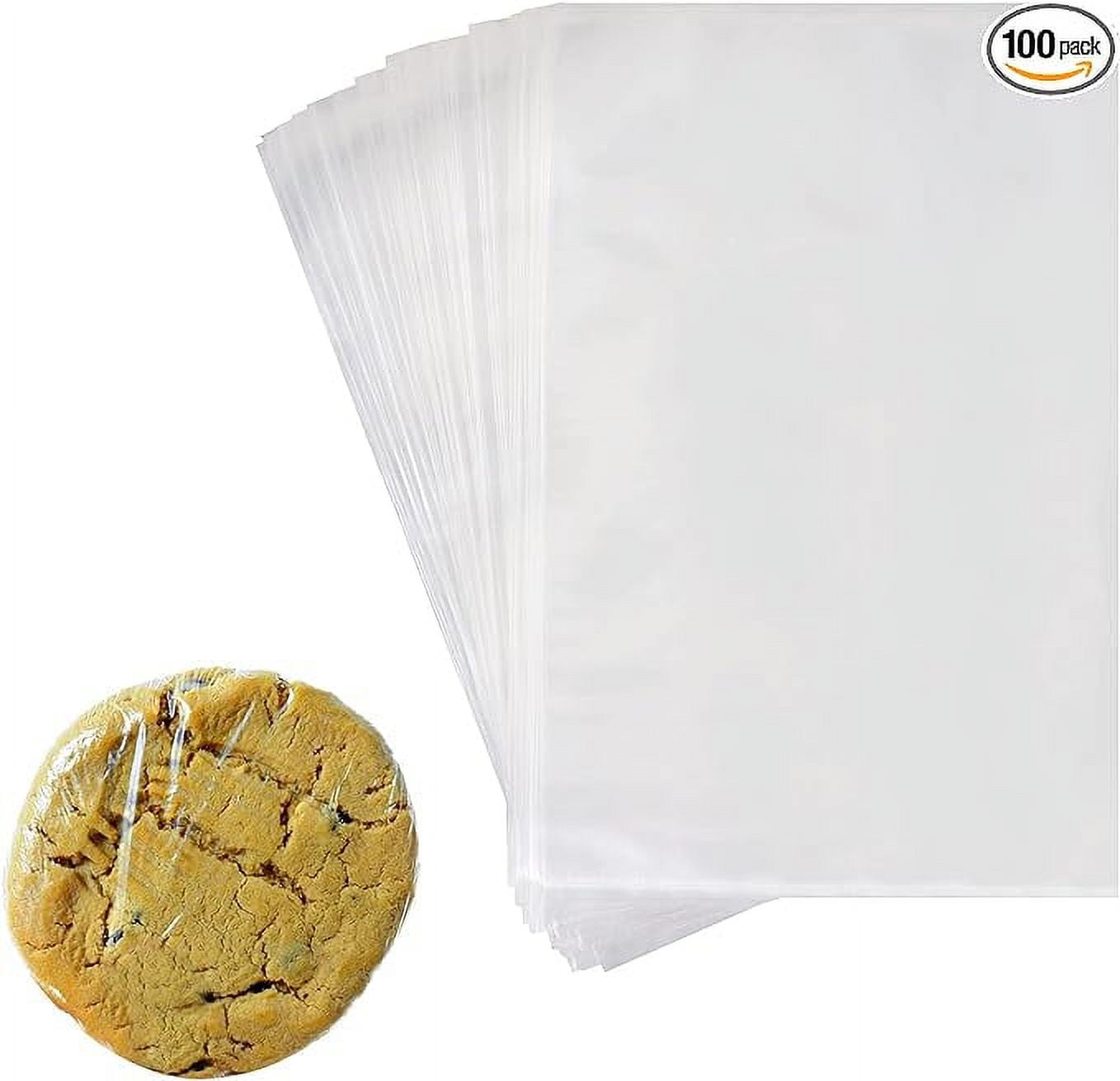 Food Grade Shrink Wrap Bags for Cookies,Cake,100Pcs 4x6 Inch Clear POF