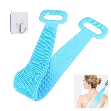 Food Grade Silica Gel Bath Towel, Blue