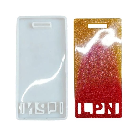 Food Grade Silicone Badges Mould For Customes Work Pass Student Card And Personalize Name Label Making