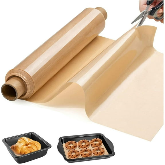 Food Grade Silicone Baking Mats,Bexikou Countertop Protector Mat, Washable Oil-Proof Refrigerator Liners,Heat Resistant Pastry Mat for Cookie Bread Baking Cooking,11.8IN x 6FT