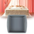 thumbnail image 1 of Food-Grade Silicone Baking Mold - Suitable for Bread/Chiffon Cake/Toast, Oven-Safe & Non-Stick, Easy-to-Clean Cake Pan, Perfect for Home Baking Enthusiasts, 14.2*14.2*2.1in, Gray, 1 of 6