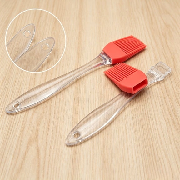 Food-Grade Silicone Basting Brush – Heat-Resistant Pastry Brush for Kitchen, BBQ, Baking, Oil Butter Egg Wash, Easy Clean Dishwasher Safe