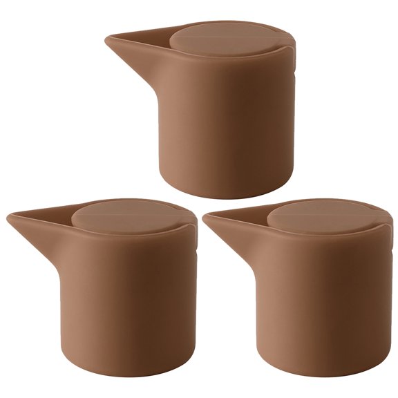 Food-Grade Silicone Bottle Corks - Airtight Seal for Red/White Wines, Sparkling Drinks, Preserves Freshness, 3pc Set