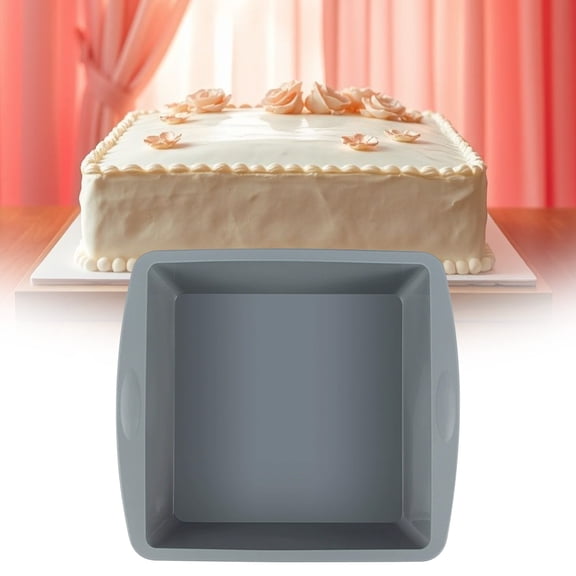 Food Grade Silicone Chiffon Cake Pan Nonstick Bread Mold Tray for Baking Flexible Silicone Bakeware for Chiffon Cakes Bread Loaf Muffins Oven Safe Dishwasher Safe Diy Baking Mold Kit for Home Kitchen