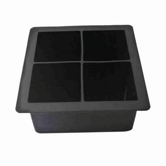 Food Grade Silicone Cube Ice Tray Kitchen 4 Large Ice For Restaurants Bars Z0W8