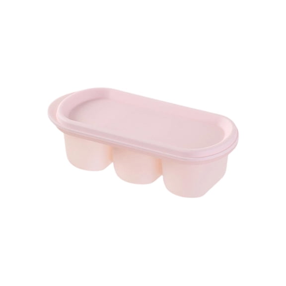 Food-Grade Silicone Ice Tray with Lid - Reusable Cold Beverage Maker for Ice Cubes, DIY Frozen Snacks & Herb Storage, Dishwasher Safe Multipurpose Kitchen Tool