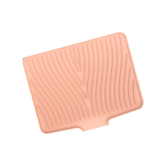 Food Grade Silicone Plate Drying Rack Feature Ergonomic Slope Quick Drainage Nonslip Feature Heat Proof