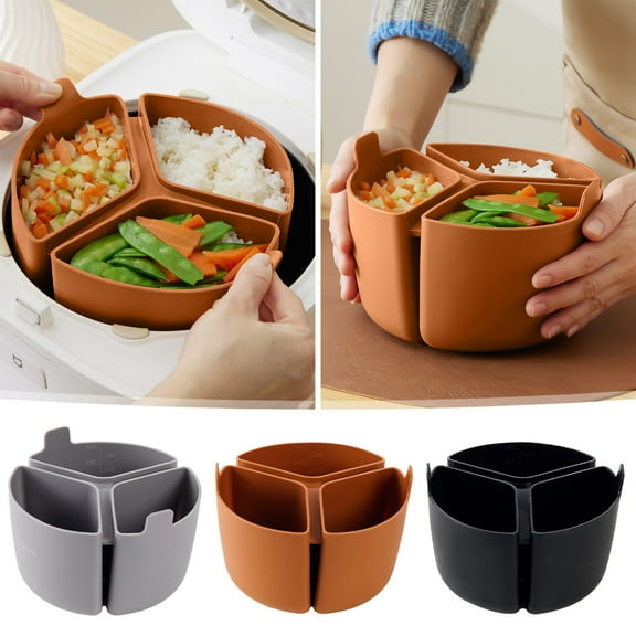 Food Grade Silicone Rice Cooker Liner | Heat Resistant Nonstick Insert for Slow Cookers | Flexible & Easy Clean | Multi Portion Cooking | Fits Large Capacity | Durable Silicone | 1 Pack