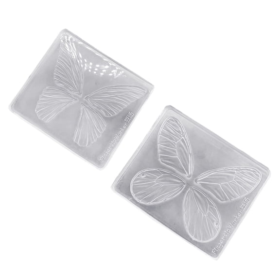 Food Grade Silicone Steric Butterfly Mold Set For Resin Soap Chocolate Crafting Flexible Reusable 2PCS Artisanal Tools