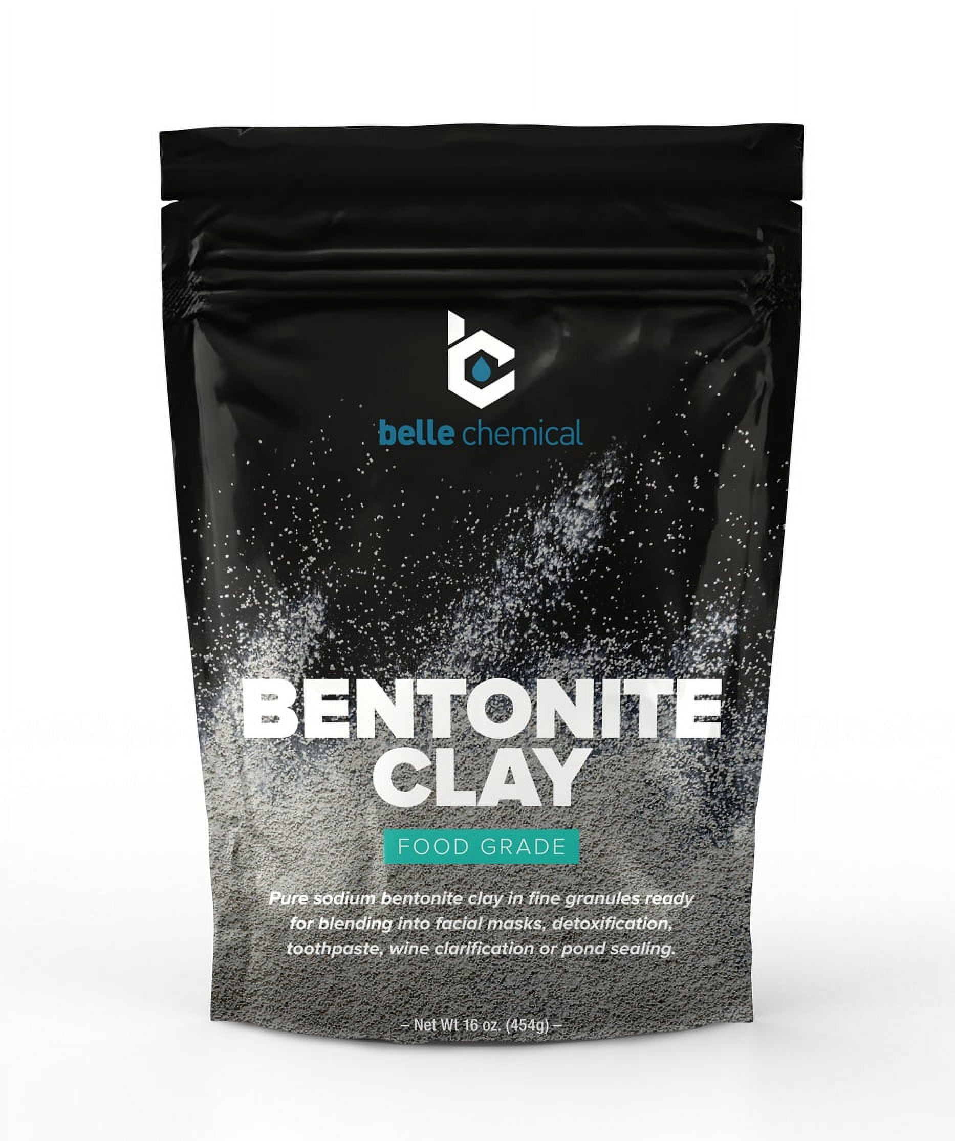 Food Grade Sodium Bentonite Clay (1 Pound) 