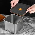 thumbnail image 1 of Food Grade Stainless Steel Airtight Storage Containers with Lids, Thickened Leakproof Fresh-Keeping Box, Refrigerator Organizer, 1 of 9