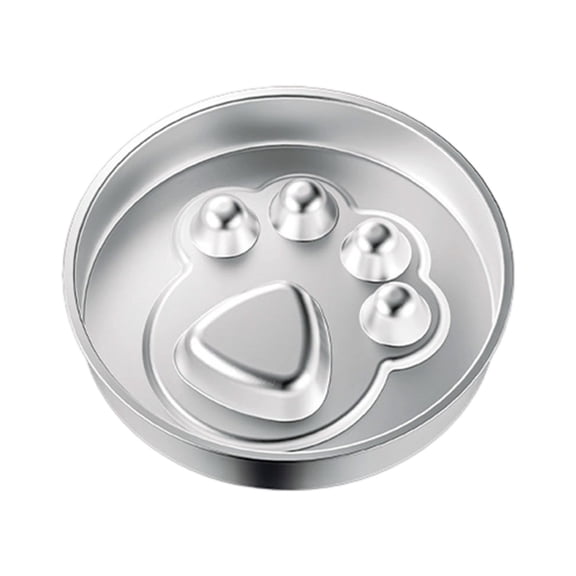 Food-Grade Stainless Steel Dog Bowl, Anti-Slip Slow Feeder with Puzzle Design for Fast-Eating Pets