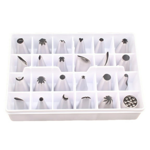 Food Grade Stainless Steel Icing Tips, Easy To Use Piping Tips, Professional Cake Decorating Set for Decorating Cakes, Cupcakes, Cookies, Pastries