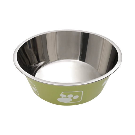 Food-Grade Stainless Steel Pet Bowl – Non-Slip Anti-Spill, Dishwasher-Safe (For Dogs & Cats)