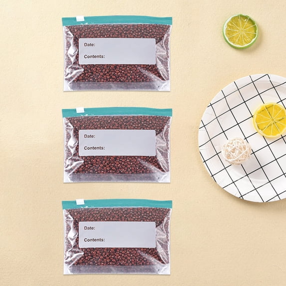 Food Grade Storage Bags Flash Sealed Sliding Lock - Plastic Reclosable Zipper Bags for Refrigerated Storage