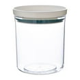 thumbnail image 1 of Food Grade Storage Container with Lid, Moisture-Proof Clear Plastic Jar for Kitchen Pantry, Stackable Grain Storage Box, Airtight Seal, 12Oz, 1× Food Storage Container, 1 of 1