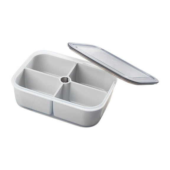 Food Grade Vegetable Meat Sorting Box, Stackable Refrigerator Storage Container with Soft Sealed Lid, Clear Airtight Preservation Box for Fruits, Vegetables, Meat, Pantry Organizer Set