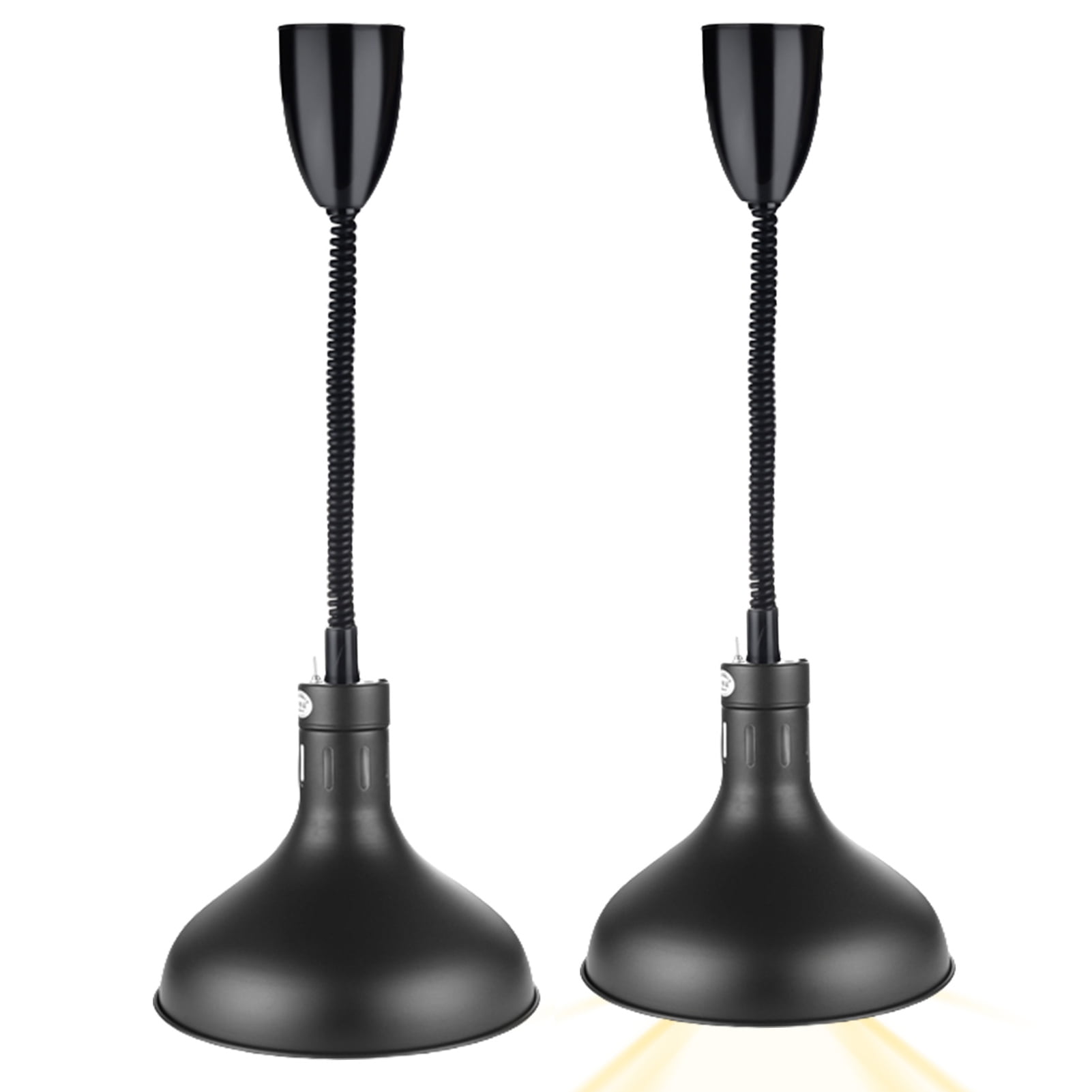 Food Heat Lamp | 2PCS Professional Food Heating Lamp with 200W Bulbs ...