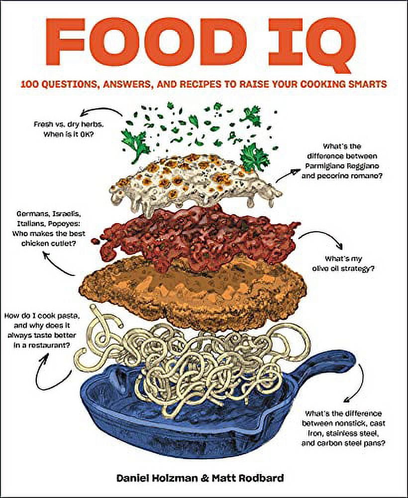 Pre-Owned Food IQ: 100 Questions, Answers, and Recipes to Raise Your Cooking Smarts Hardcover