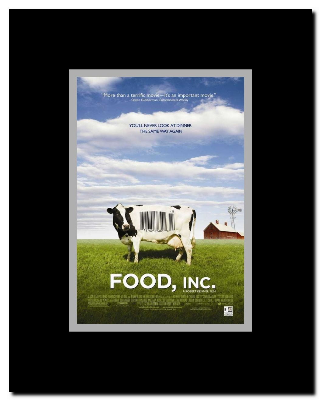 Food Inc. Framed Movie Poster
