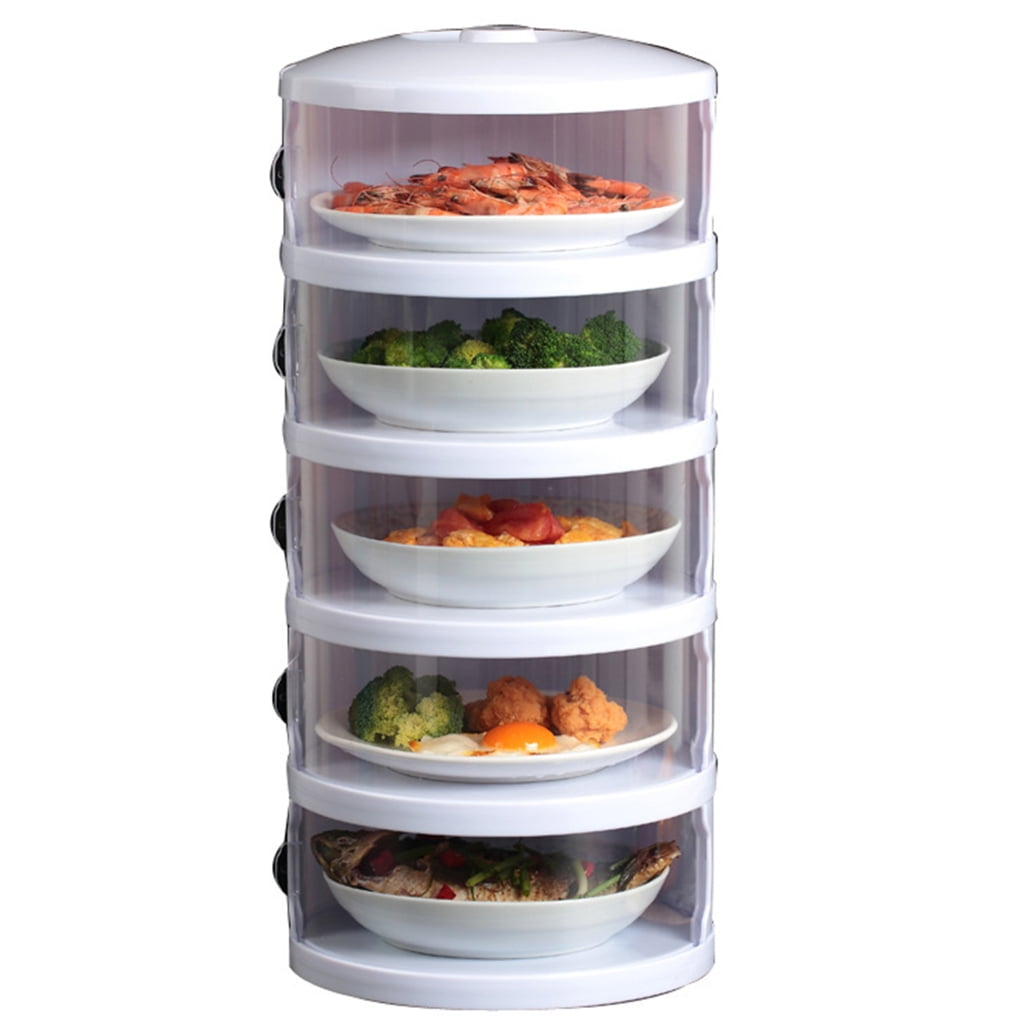 Food Insulation Covers 3/4/5 Layer Transparent Stackable Dustproof ...