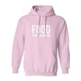 thumbnail image 1 of Food Is My Valentine Adult Hooded Sweatshirt, 1 of 2