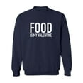thumbnail image 1 of Food Is My Valentine Crewneck Sweatshirt, 1 of 2