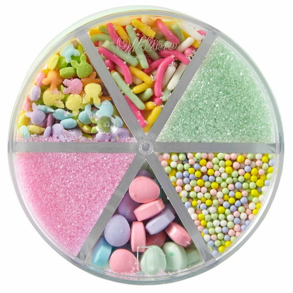 Food Items Sprinkles 6 Cell Mix Spring, us:one Size