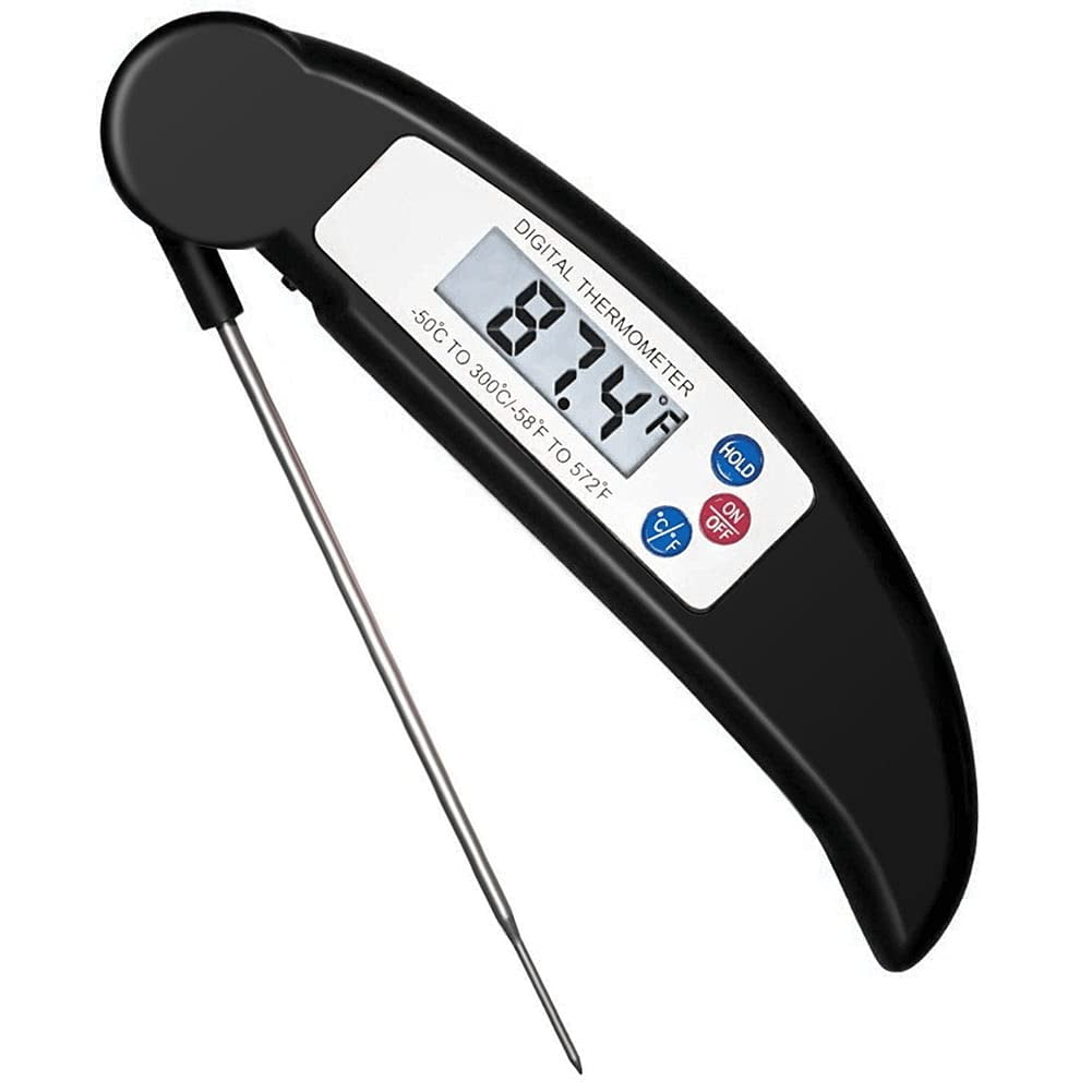 Food Kitchen Probe Thermometer for Water, Wine, BBQ Food, Yerba Mate
