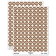 thumbnail image 1 of Food Label Chicken 200+ Round Stickers - Brown - Gloss Finish - 0.50" Size, 1 of 3