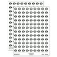 thumbnail image 1 of Food Label Pork 200+ Round Stickers - White - Matte Finish - 0.50" Size, 1 of 3