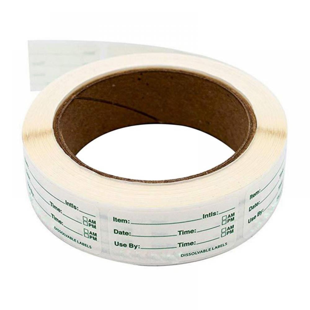 Food Labels Dissolvable by Food Safe Leaves No Adhesive Residue