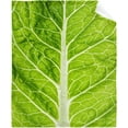 thumbnail image 1 of Food Lettuce Blanket Cozy Soft Lightweight Flannel Throw Blanket for Bed Sofa Travel All Season 60"x50", 1 of 1