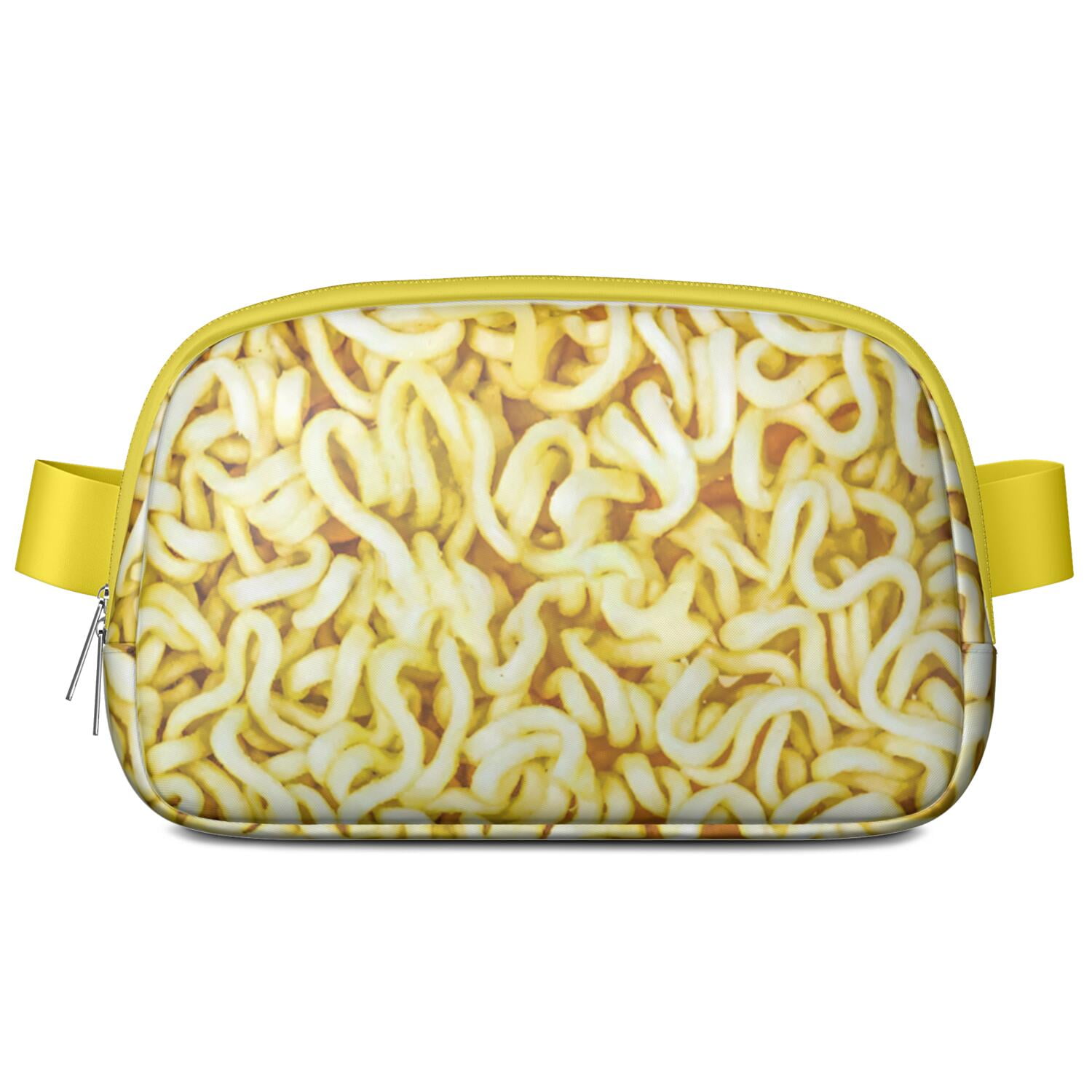 Food Lover Fanny Pack for Women – Cute Waist Bag with Colorful Food Print, Perfect for Foodies, Snack Fans & Fun Casual Outfits