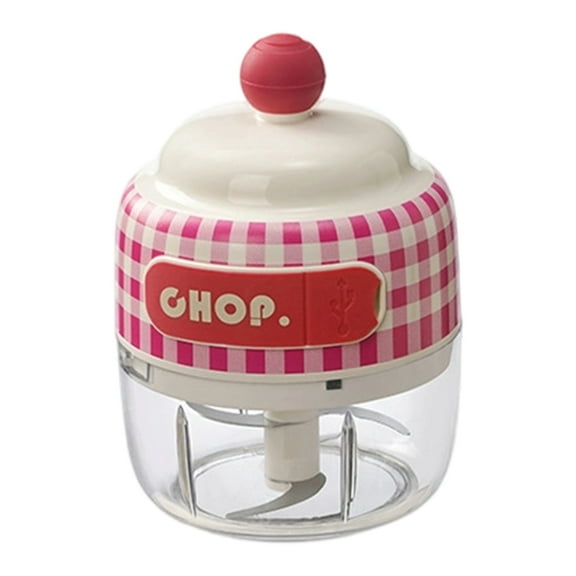 Food Masher 150ML Portable Electric Food Processor for Garlic Hot Pepper Meat Onion Rechargeable