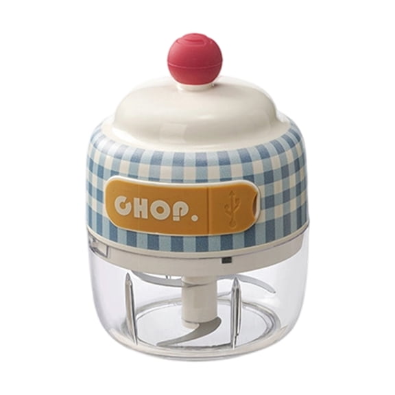 Food Masher 150ML Portable Electric Food Processor for Garlic Hot Pepper Meat Onion Rechargeable