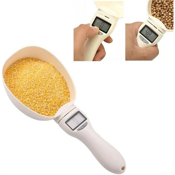 Food Measuring Scoop Scale, NOGIS Multi-functional Spoon with Adjustable Scale, Digital Measuring Spoon Scale, Coffee Spoon Scale 800g/1g, Lcd Display for Dispensing Food and Condiments