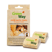 Food Moth Trap - Easy-To-Use, Long-Lasting -2 Pack 2 Traps by GreenWay