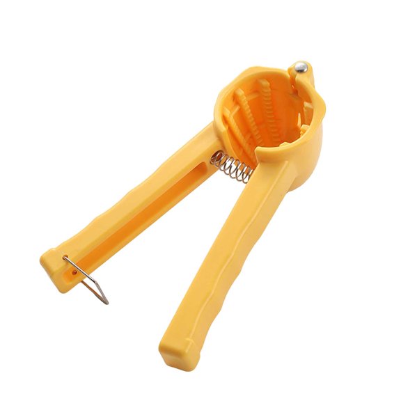 Food Multifunctional Sunflower Prep Tool Set for All Kinds of Fruits and Portable Nut Sheller Opener Pliers with Efficient Splitter and Funnel,6.69×1.97 inch,Yellow
