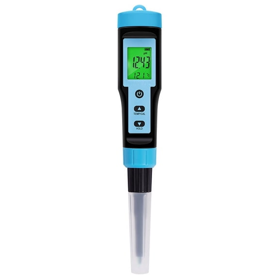 Food PH Meter 0.00-14.00PH High Accuracy Temp PH Tester Sensor Acidity Analyzer for Meat Canning Cheese Dough Water A