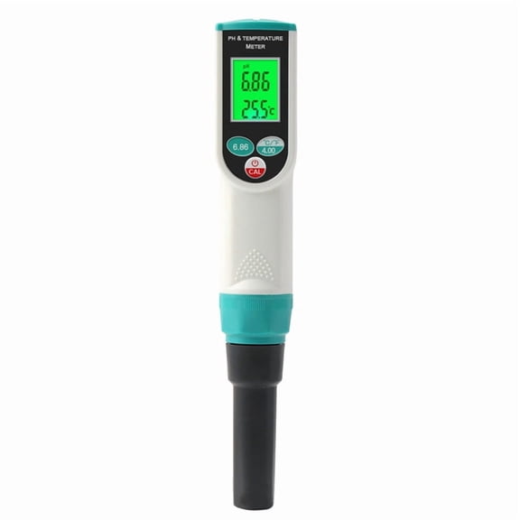 Food PH Meter High Accuracy PH Tester for Meat Cheese Dough Tea Sausage Jam Hydroponics with LCD Display Calibration Kit