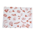 thumbnail image 1 of Food Packaging Paper 50 Pcs, Family Daily Wrap Greaseproof Newsprint Printed Pastry Paper, Baking Wax Paper, for Cake Sandwich Hamburger Greaseproof Paper Pads,14.96''X11'', 1 of 8