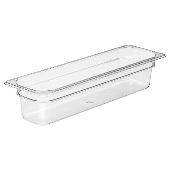 Food Pan 1/2 X 4" Camwear Long Clear