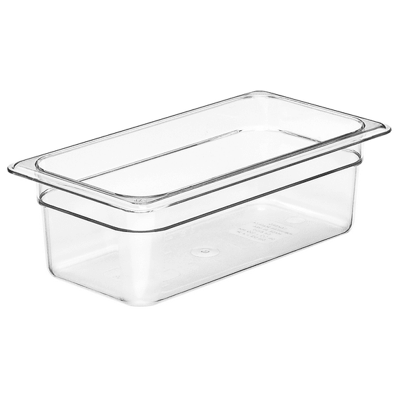 Food Pan 1/3 X 4" Camwear Clear