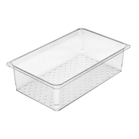 Food Pan Colander 1/1 Camwear 5" Clear